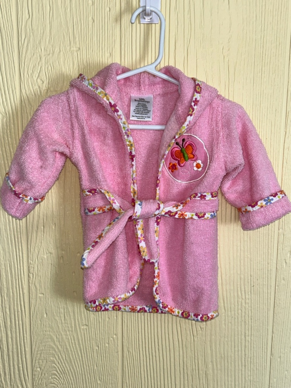 Carter's Pink Hooded Kids Robe